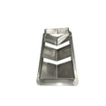 thumbnail image 3 of Pactrade Marine Boat Stainless Steel Ventilator Rectangular Cover 3 Louver Plate 8"X4.25", 3 of 5