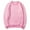 Pink, variant on Oalirro 2024 Fall Casual Crewneck Sweatshirts for Men, Long Sleeve Loose Fit Pullover, Trendy Basic Shirt