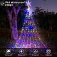 thumbnail image 4 of AVOXEZOR Christmas String Lights for Tree, 180 LEDs Christmas Tree Lights with 8 Modes, Waterproof Fairy Lights for Christmas Tree Wall Indoor Outdoor Decorations, Multicolor, 4 of 7