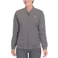 thumbnail image 2 of Little Donkey Andy Womens Lightweight Bomber Jacket Fleece Lined Waterproof Golf Hiking Casual Softshell Coat Castlerock S, 2 of 7