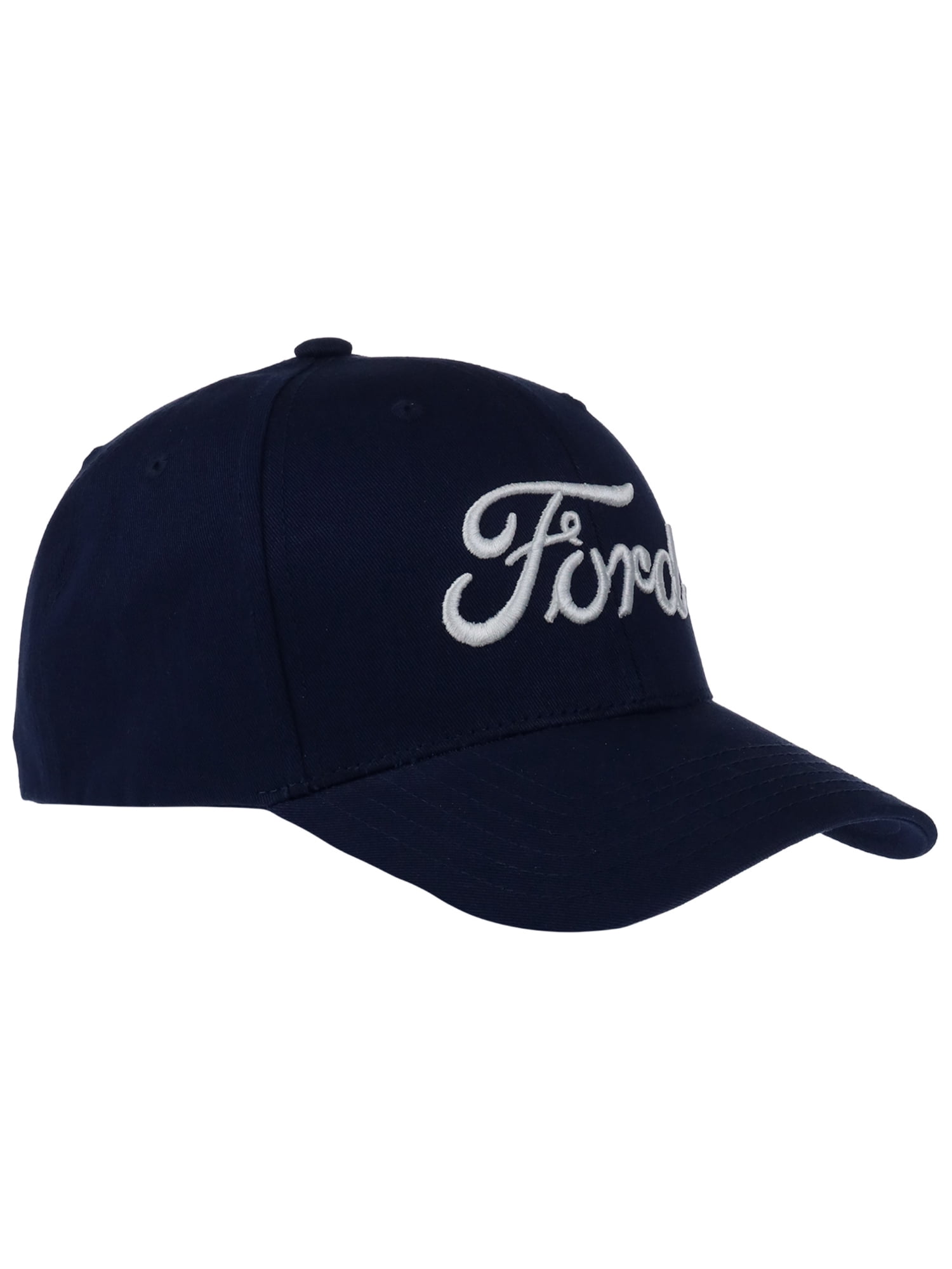 Ford Men's 3D Embroidered Logo Trucker Hat, Navy, One Size