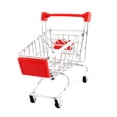 thumbnail image 3 of Baohd Mini Shopping Cart Trolley Toy Red, 3 of 9