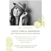 Embroidered Notice Graduation Invitation