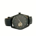 thumbnail image 3 of Alfred Sung Men's Automatic Black Open Heart Dial Link Watch, 3 of 5
