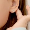 thumbnail image 3 of Boucles d'Oreilles Lumineuses pour Enfants / Filles - Argent Sterling, 3 of 4