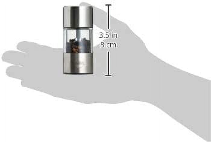 Küchenprofi Vienna Salt and Pepper Set Manual Ceramic Grinder 3.4-Inch Clear
