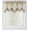 Taupe Tan, variant on 1PC WAVE WATERFALL VALANCE SWAG WINDOW CURTAIN W/TASSEL TRIM CASCADING FAUX SILK