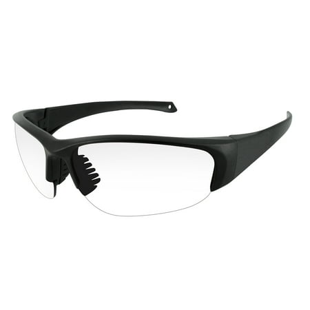 Global Vision Eyewear Ansi Z87-plus Safety Glasses Eyedolcl Eyedol Rimless Clear Safety Glasses-black