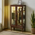 Ufurpie 3 Tier Curio Lighted Curio Display with