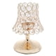 thumbnail image 2 of Candelabros votivos de cristal brillante con forma de pilar y flores 6 M, 2 of 6