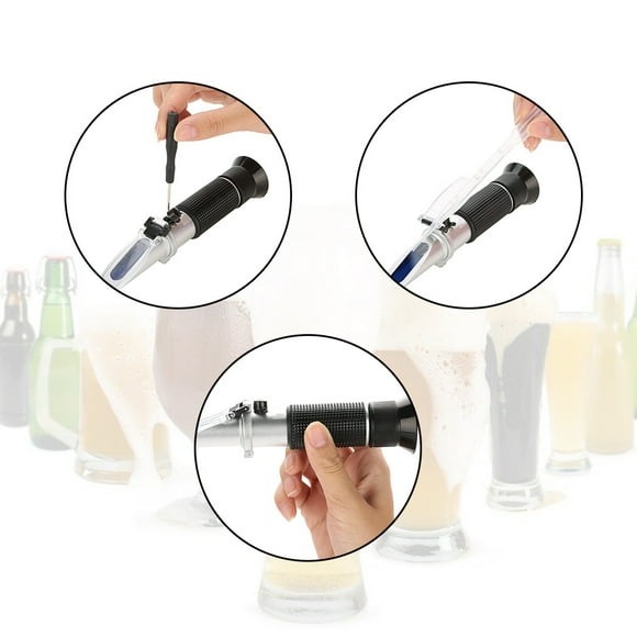 Specific Gravity Refractometer Refractometer, Fruit Refractometer, For Beer Brewing Measurement Wort Concentration For Wine Making Homebrew Kit