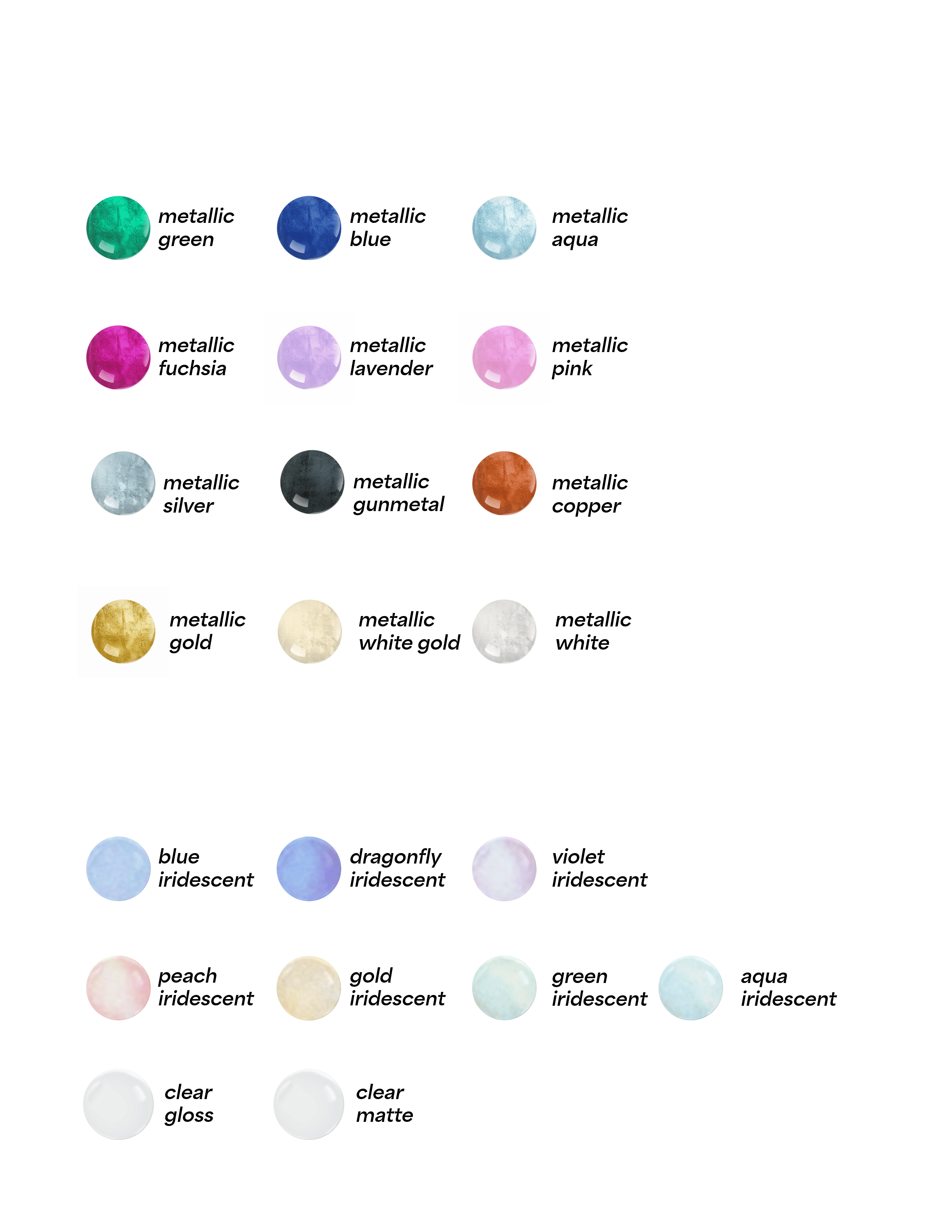 Metallic Specialty Set (21pcs), Antique Glaze, Jewelry Craft, Multi-surface