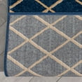 thumbnail image 3 of Well Woven Custom Size Runner - Choose Your Length - Aidah Blue & Gold Diamond Lattice 27 Inches Wide x 16 Feet Long Runner (27" x 16' Runner) Rug, 3 of 6