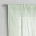 thumbnail image 2 of Mainstays Tie Up Balloon Shade Curtain Rod Pocket, Soft Sea, 42" x 63", 2 of 5