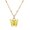 white E, variant on Giunmcul My Order Acrylic Pendant Necklace Creative Net Red Pearl Clavicle Chain