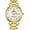 All Gold-White, variant on Men's Business Automatic Self Wind Watch Stainless Steel Waterproof Luminous Bezel Inlay Crystals Watch