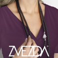 thumbnail image 2 of Set Collar Perlas Triple Aretes Zvezda Plata 0.925 Mujer negro Unitalla, 2 of 4