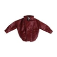 thumbnail image 1 of Chaqueta de piel sintética para figuras a escala 1/12, decoración de disfraces, cosplay, clásica Rojo, 1 of 9
