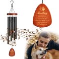 thumbnail image 2 of Personalized Wind Chimes for Outside,  Sympathy Pet Memorial Wind Chimes 25.5 Inch,  Garden Patio for Loss of Dog Cat Puppy Bereavement Gift, 2 of 10
