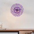 thumbnail image 3 of Reloj de pared de con caligrafía islámica, funciona con pilas, arte de pared musulmán, relojes colgantes, sala de estar, habitación de niños, Violeta Baoblaze Reloj de pared, 3 of 8