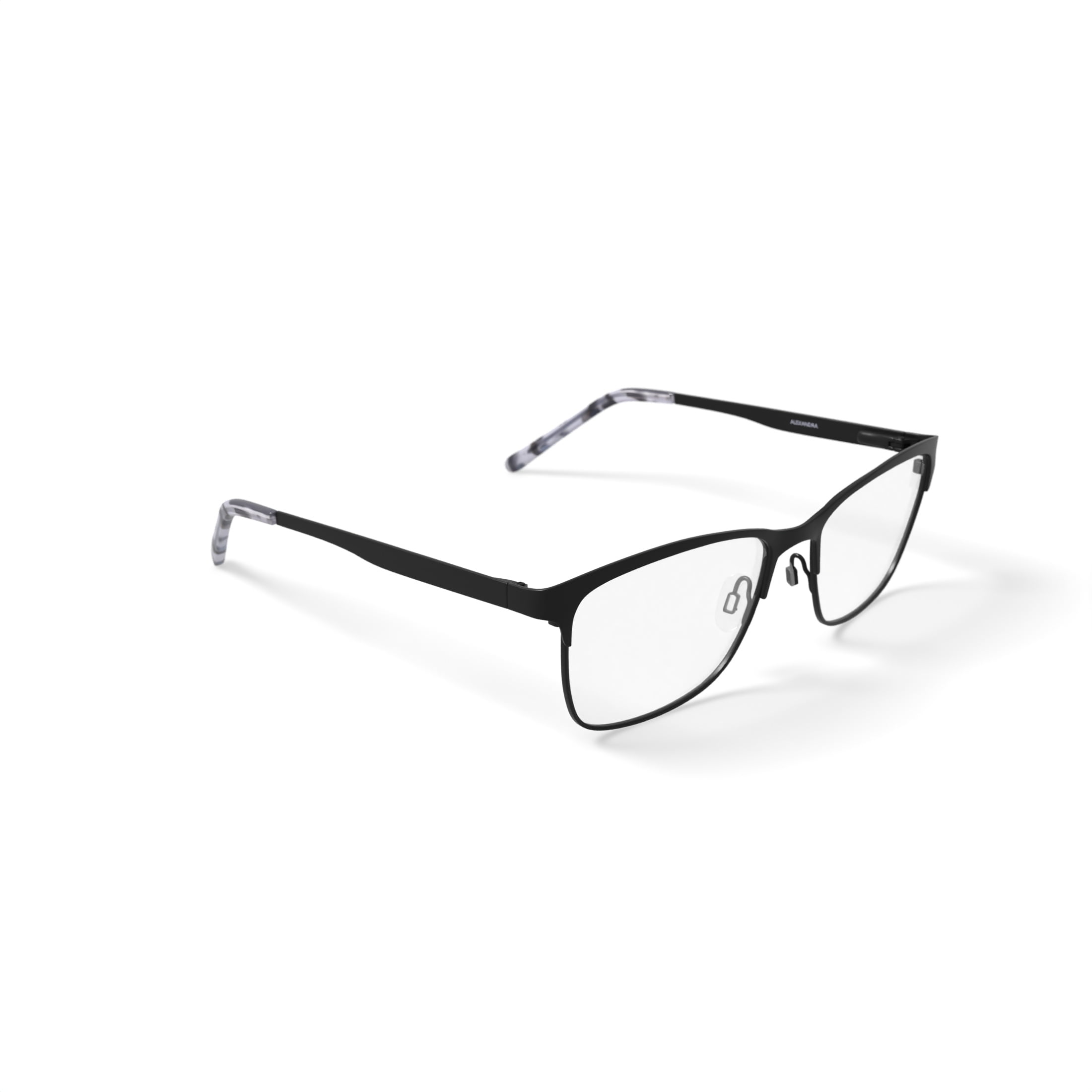 Walmart Women's MV018 Alexandra Square Prescription Eyeglasses