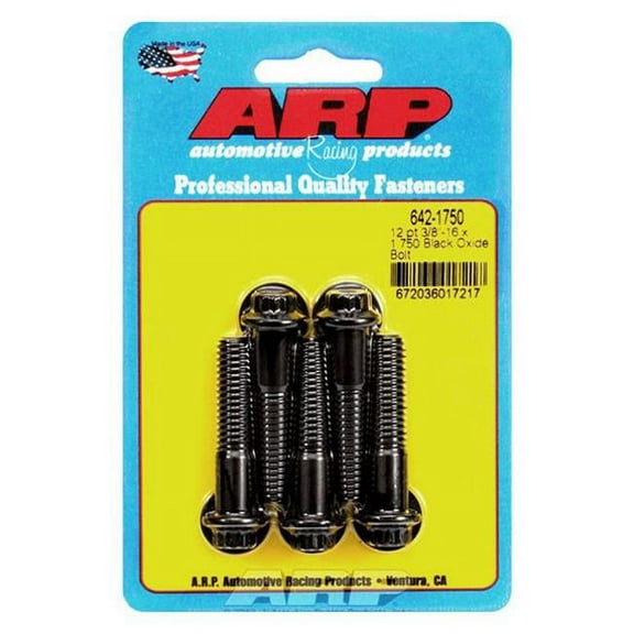 ARP 642-1750 0.37-16 x 1.75 in. 12 Point Bolt Kit - Set of 5