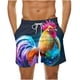 thumbnail image 2 of Pantalones cortos de playa holgados de verano para hombre, con bolsillos, para nadar., 2 of 6