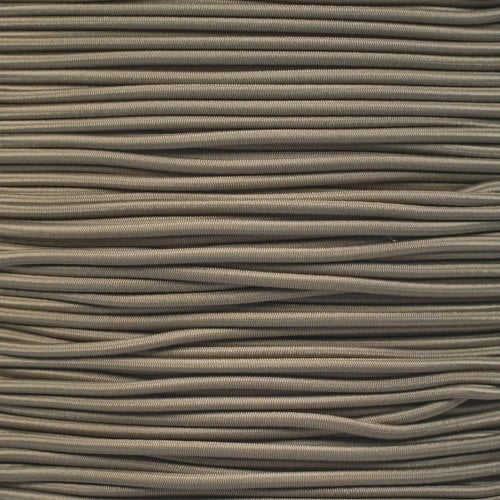 Golberg Cordon Antichoc Diamètre 1/8 Pouce - Corde Élastique pour Longueurs Élastiques Personnalisées - (Tan, 100 Pieds)