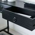 thumbnail image 4 of SAFAVIEH Aliyah French Black Wood Console Table with Drawer (35.5 in. W x 13 in. D x 29.5 in. H), 4 of 14