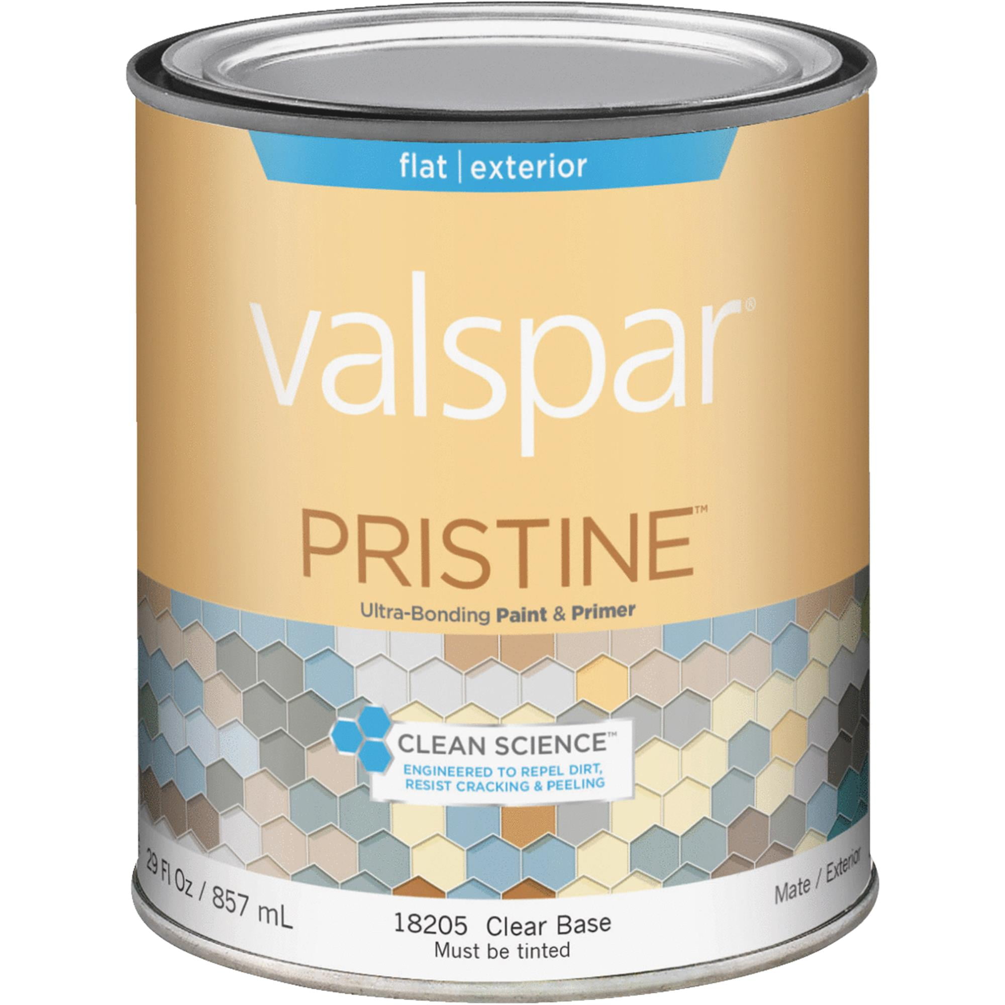 Valspar Pristine 100 Acrylic Paint & Primer Flat Exterior Valspar Pristine 100 Acrylic Paint & Primer Flat Exterior