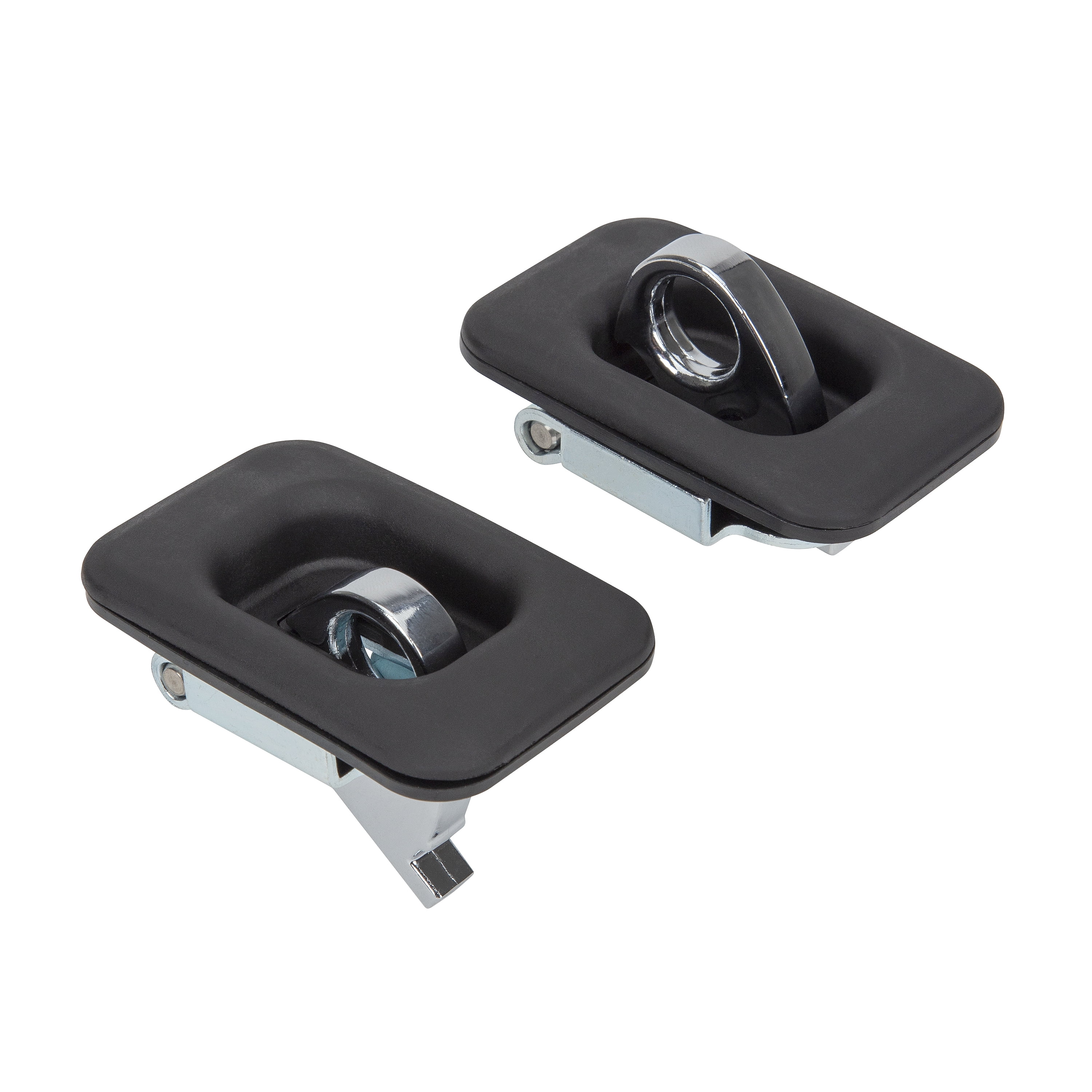 SmartStraps Pop-Up Anchor Points, 2 Pack, Chrome Finish, Fits Most Truck Stake Pockets, Retractable Tie-Down Anchors for Cargo Security