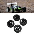 thumbnail image 4 of 4 Pcs Pneus RC Rally pour Voiture Adaptés pour TT01 XV02 70mm Échelle 1:10 Plastique Nylon Moyeu de Roue RC, 4 of 7