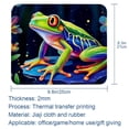 thumbnail image 5 of Frog Gaming Mousepad Square, 8.3x9.8 Inch Non-Slip Rubber Bottom Printed Mouse Mat for Office and Gaming, 5 of 6