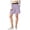 Purple, variant on Summer Shorts for Women UPF 50+ High Waisted Shorts Loose Beach Walking Casual Hot Pants Comfy Hotpants Stretch Straight Leg Short Pants with Pockets