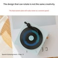 thumbnail image 5 of FNYOXU Bluetooth Speaker Wireless mini Bluetooth card speaker with vinyl record player appearance, 5 of 6