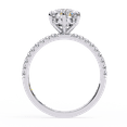 thumbnail image 4 of 1.81 CT Pear Cut Lab Grown Diamond Ring, 6 Prong Wedding Ring, Pave Set Ring, Anniversary Gift Ring, Propose Ring For Women, 4 of 5