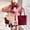 Red, variant on PRIYAL Aesthetic Color Contrast Travel Backpack, Large Capacity Flap Backpack Japanese Preppy Style Perfect for Travel