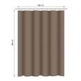 thumbnail image 2 of Cortina de Baño Home Creations Chocolate, 2 of 4