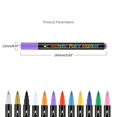 thumbnail image 3 of 12 Colors Acrylic Paint Pens Quick-drying Paint Markers Office School Supplies Graffiti Markers for DIY Crafts Making, 3 of 4