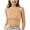 Yellow, variant on Xyant Girls Tank Tops Kids Athletic Ribbed Knit Sleeveless High Neck Crop Tops Basic Camisole (White,11-12 Years)