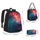 thumbnail image 2 of Easygdp Cosmic Paint Swirl Mochila para Niños y Niñas con Set de Caja de Almuerzo y Estuche para Lápices 3 en 1, Mochila Escolar Estampada para Adolescentes, 2 of 7