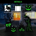 thumbnail image 4 of Carteles de Halloween para jardín, decoración exterior, paquete de 3 unidades, BRIGHTDECK, 4 of 7