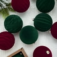 thumbnail image 4 of Christmas Ball Ornaments-12pcs Velvet Xmas Tree Ball Pendant,Shatterproof Christmas Tree Hanging Balls for Holiday Party Decoration, 4 of 7