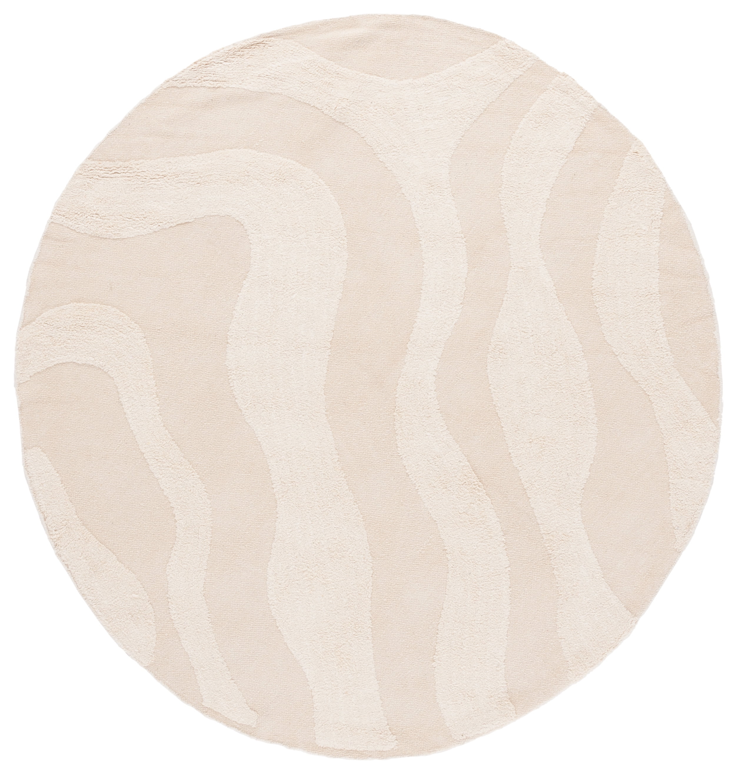 Safavieh Easy Care Lyla Geometric Area Rug, Ivory, 6' x 6' Round