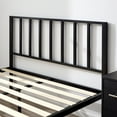 thumbnail image 6 of Rest Haven Bandon Metal Platform Bed with Headboard, Queen, Black, 6 of 16