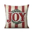 thumbnail image 2 of Welcome Christmas Joy Tree Branches Throw Pillow Case Modern Square Cushion Covers Set of 2 Fashion Throw Cushion Case for Couch Sofa Bed Farmhouse, 2 of 7