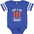 thumbnail image 3 of Inktastic Just a Kid Who Loves Bacon Boys or Girls Baby Bodysuit, 3 of 5