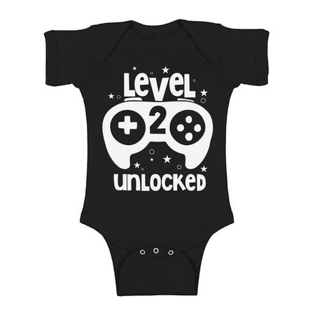 

Awkward Styles 2nd Birthday Bodysuit Cute Gamer Baby Romper