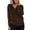 Coffee, variant on larppty Women's Zip Up Vneck 2025 Fall Winter Warm Long Sleeve Knit Cardigan Coat Fashion Outfits (Green, XXL)