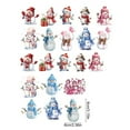 thumbnail image 3 of Costeam 24 Pieces Christmas Tree Decorations, Cute Snowman Ornaments, Winter Christmas Party Decorations, Festive Indoor Home Decor, Lightweight Easy To Hang, Durable, 3 of 6